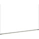 Z-Bar LED 0.5 inch Matte Black Pendant Ceiling Light
